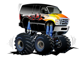 Cartoon Monster Truck © Mechanik