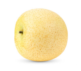 chinese pear fruit isolated on transparent png
