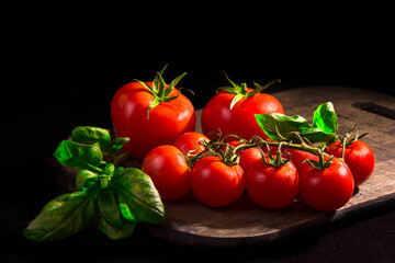 Fresh organic tomatoes