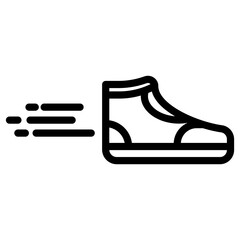 shoe run icon
