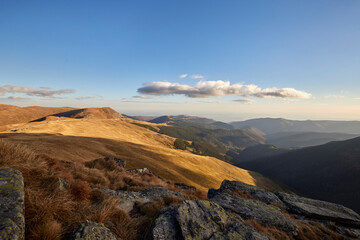 Beautiful autumn mountain landscape at over 2000 meters