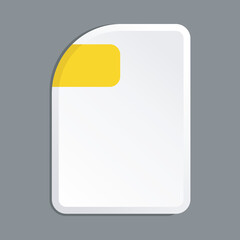 White and Yellow Text Box Banner 16