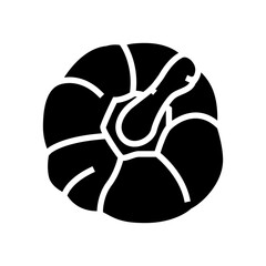 red pepper ingredient glyph icon vector. red pepper ingredient sign. isolated symbol illustration