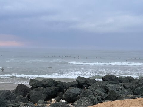 Misty Day at The Beach