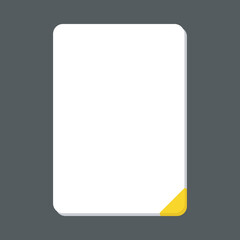 White and Yellow Business Badge 4