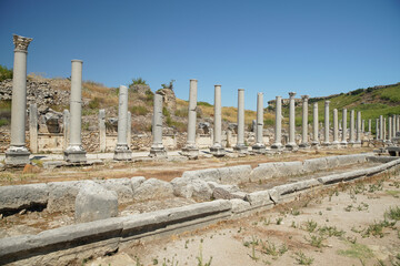 Perge Ancient City in Antalya, Turkiye