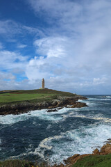 Ocean landscape A Coruña