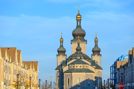 The Cathedral of the Transfiguration in Cathedraltown, Markham, Ontario, Canada