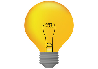Light Bulb Vectoe Illustration. Icon Light Bulb