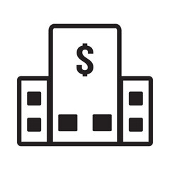 Outline Building Icon 19