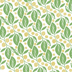 floral pattern background nature illustration