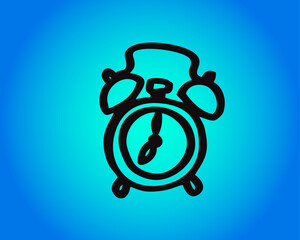 clock alarm vector timer icon 