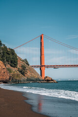 Beach at the Golden Gate Bridge