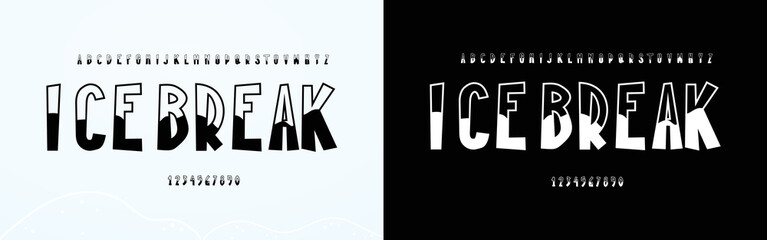 Modern Condensed Font. Upper case Regular Winter Typography urban style alphabet fonts for fashion, sport, technology, digital, movie, logo design, vector illustration