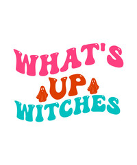 Retro Halloween Svg Bundle, Retro Witch svg, Retro Ghost svg, Retro Pumpkin svg,