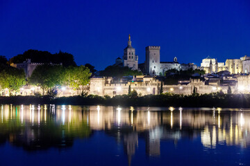 Fototapeta na wymiar Palace the Popes Avignon, France