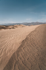 Sand dunes in the Desert