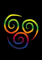 abstract background with circles