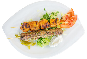 Assiette mezzes cuisine Turque et Libanaise