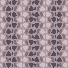 Abstract rounded ornament for decorating any surfaces or things. Seamless pattern.