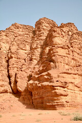 Fototapeta premium Petra, Jordan, November 2019 - A close up of a canyon