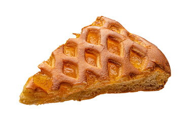 Apricot shortcrust pie