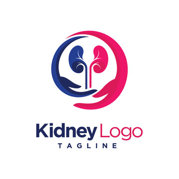 Kidney care logo, kidney logo design