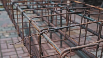 Steel Construction Stirrup Rebar Rod Grid Mesh for Reinforced Concrete