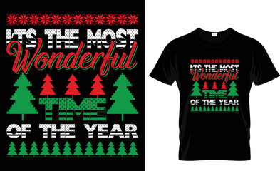 Fototapeta premium There is the best Christmas t-shirt design. If you want to you then please knock me any time.
