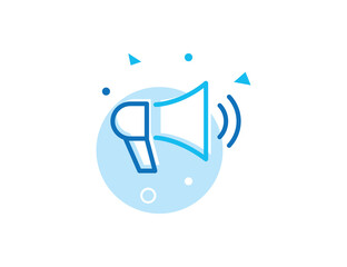 Megaphone Stroke Line Icon
