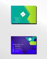 Fototapeta premium vector modern creative and clean business card template