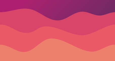 red gradient abstract wave background