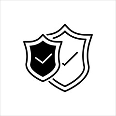 Shield icon. Protection icon concept.