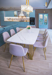Home design kitchen interior - dining room