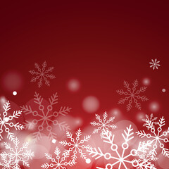 winter snowflakes shape - snow design element - christmas snowfall happy new year theme