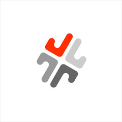 Fototapeta premium Logo And Icon. Elements Collection Isolated On White - Vector. Flat Icons For Business Template Logo, Square Elements, Website, Business Symbol And Circle Elements. Abstract Medical Logo. 