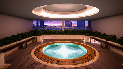 Swimming pool, Bangkok, Thailand