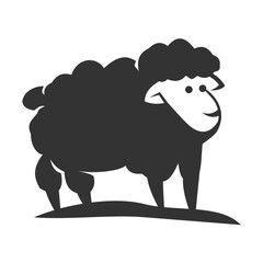sheep animal logo Icon Illustration Brand Identity template