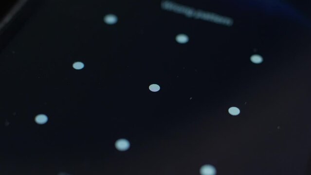 Unlock the phone using pattern unlock