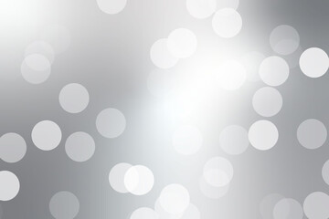 Grey Bokeh Background