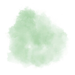 green abstract watercolor 