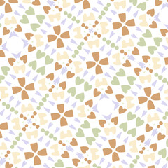 seamless background with flowers