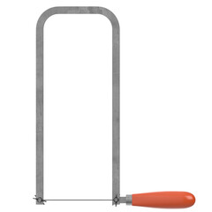 3d rendering illustration of a fretsaw