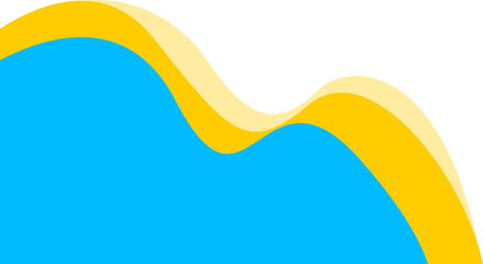 Modern Wave Corner Vector