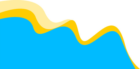 Modern Wave Corner Vector