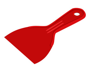 Vector Illustration Scraper isolated on white background. Carpentry hand tools