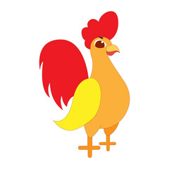 Isolated roaster body baby vector illustration
