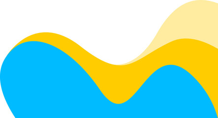 Modern Wave Corner Vector