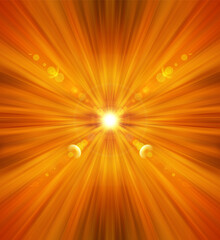 Abstract backgrounds orange and red colors. Energy flowers. Creative banner.