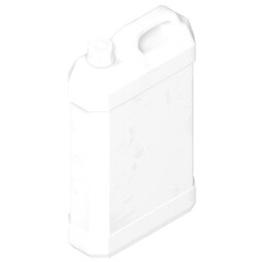 3d rendering illustration of a gallon plustic jug